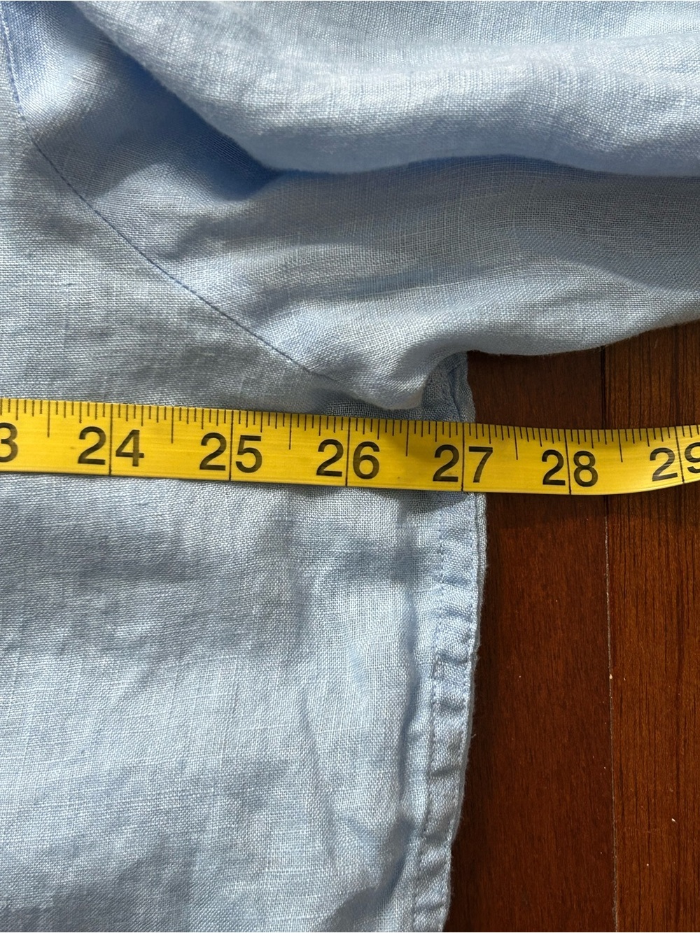 Gap Linen Oversized Boyfriend Shirt Button-Up Women’s XXL Blue Coastal - Picture 5 of 6